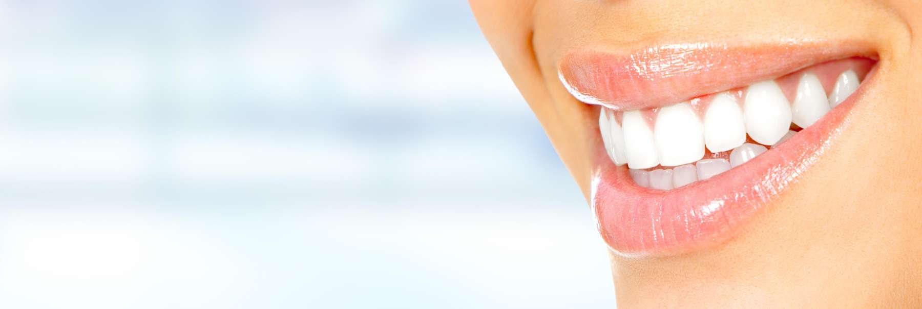 close up of person's smile